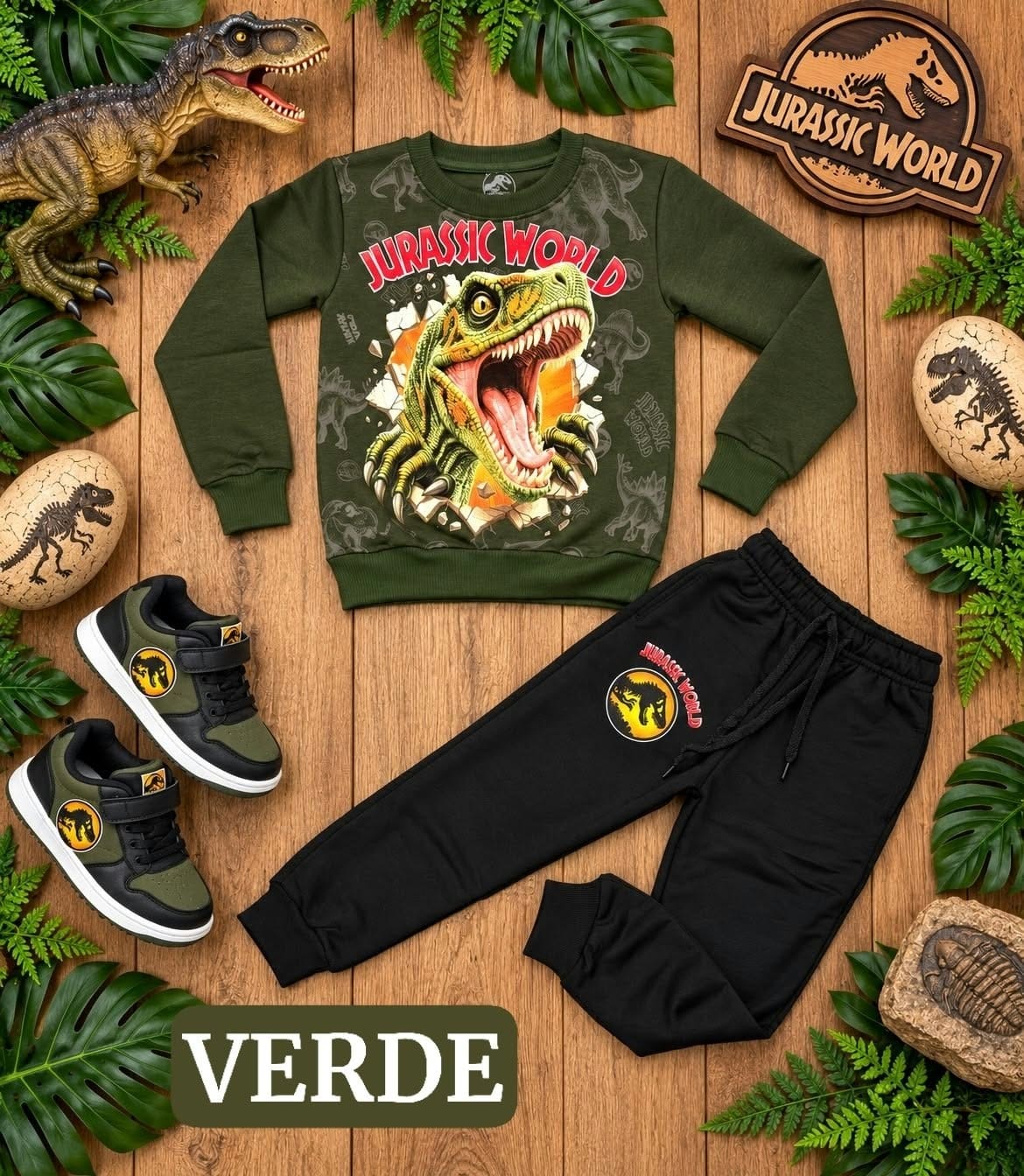 SUDADERA NIÑO DINO — foto 2 de 3