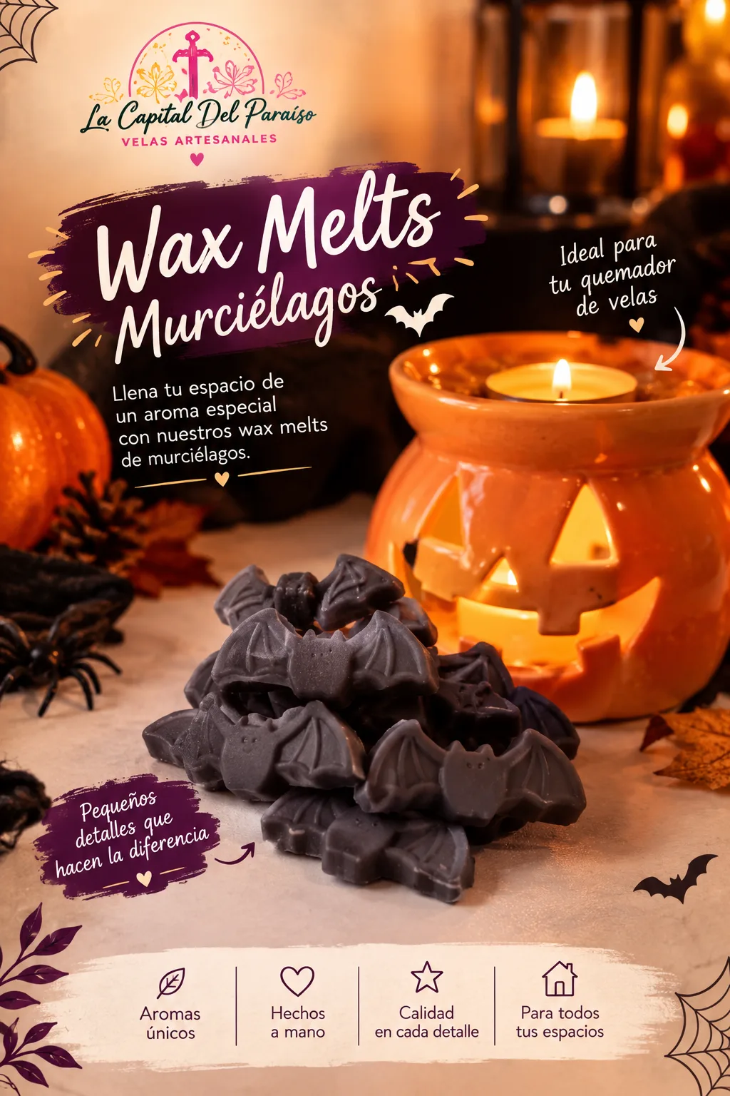 Wax Melts de Murciélagos