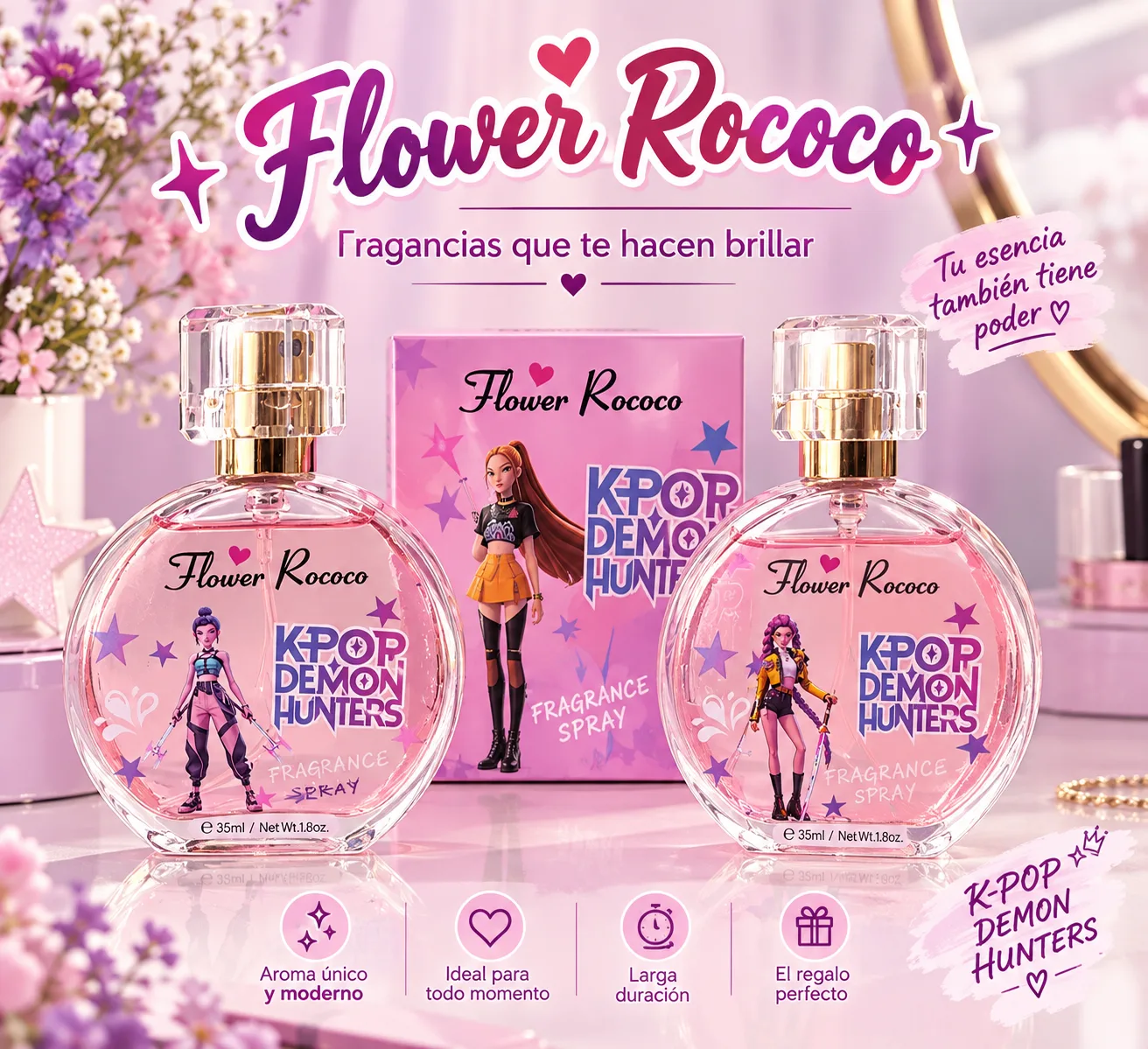 Perfumes flower rocco