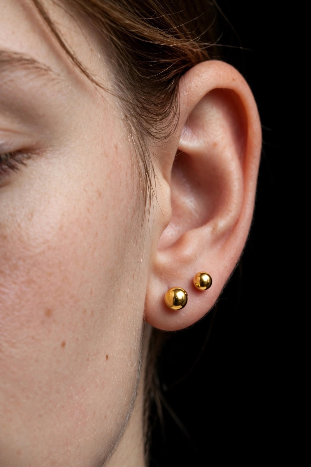 ARETES TOPITO DE ACERO INOXIDABLE — foto 2 de 3