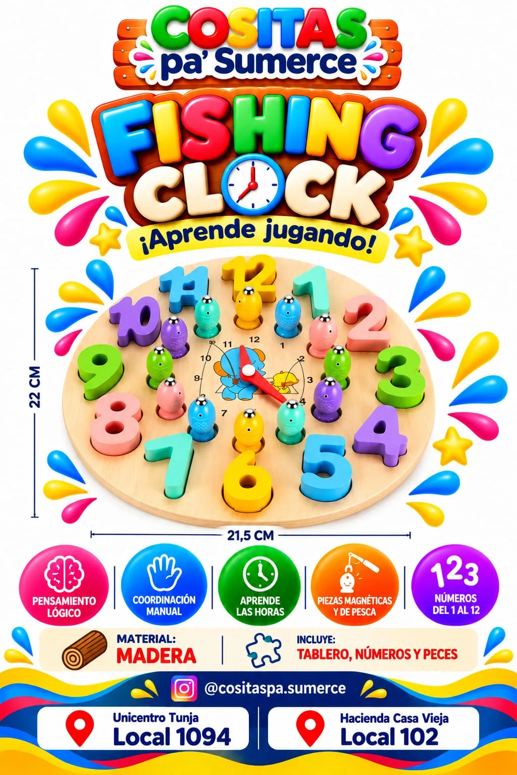 Reloj didáctico