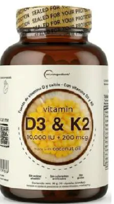 Vitamina d3 & k2 Frasco