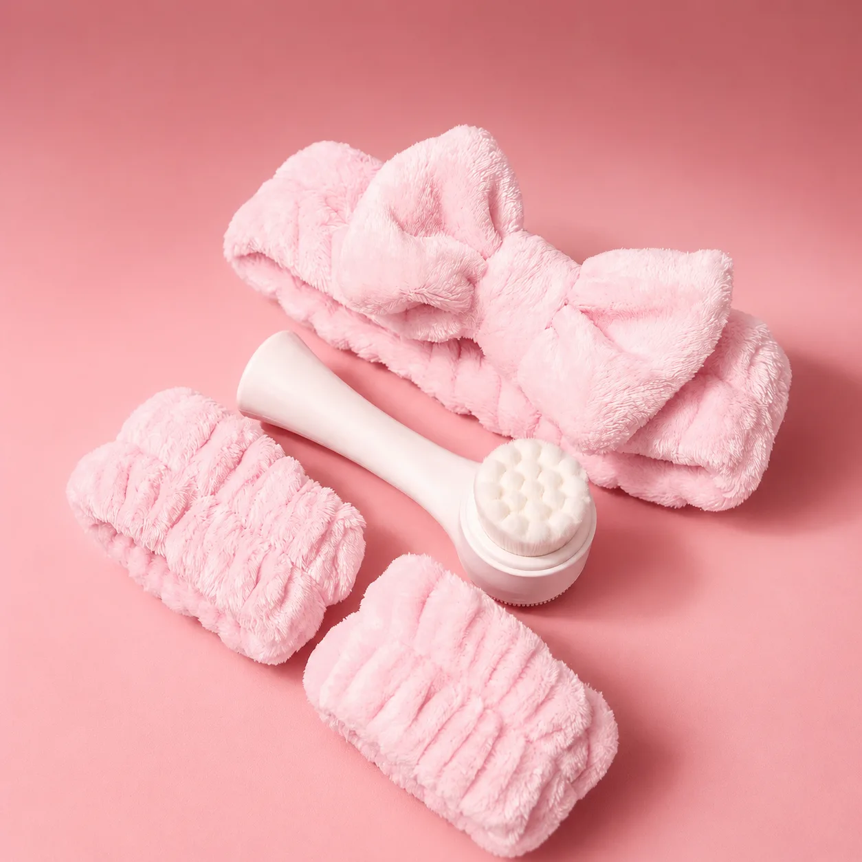 Set diadema + cepillo exfoliante