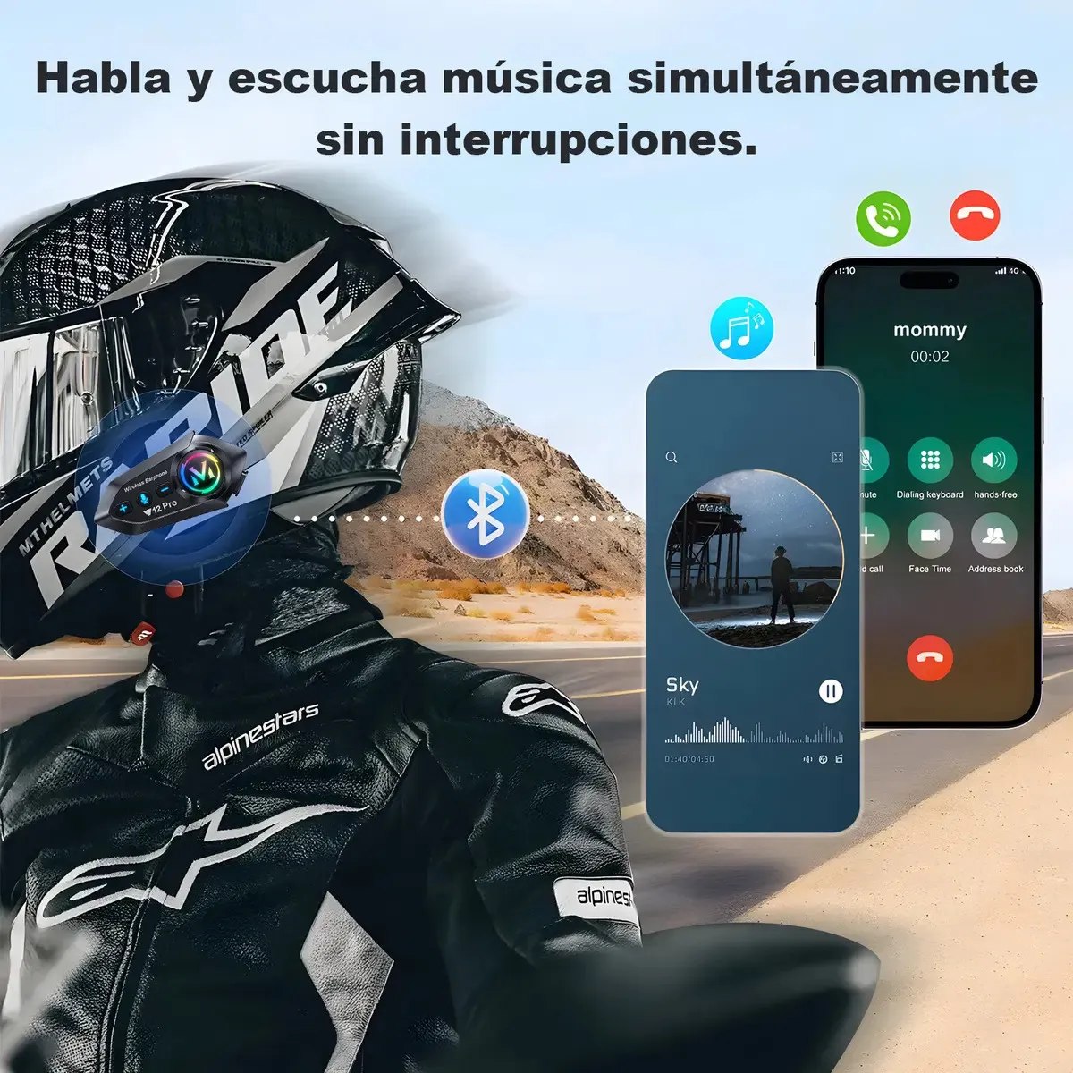 Intercomunicador Y12 Pro — foto 3 de 4