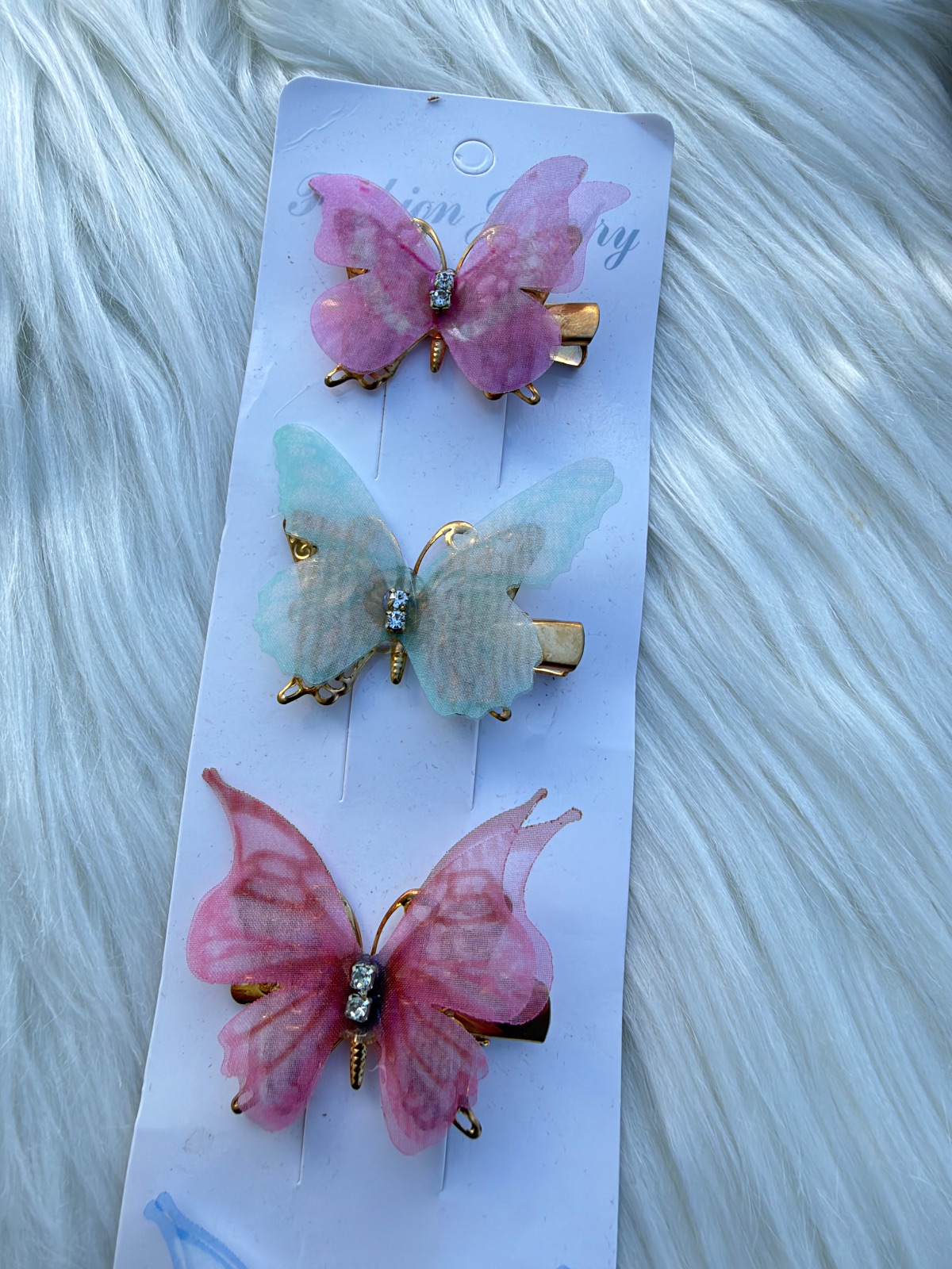 Clips para el cabello, (mariposa)