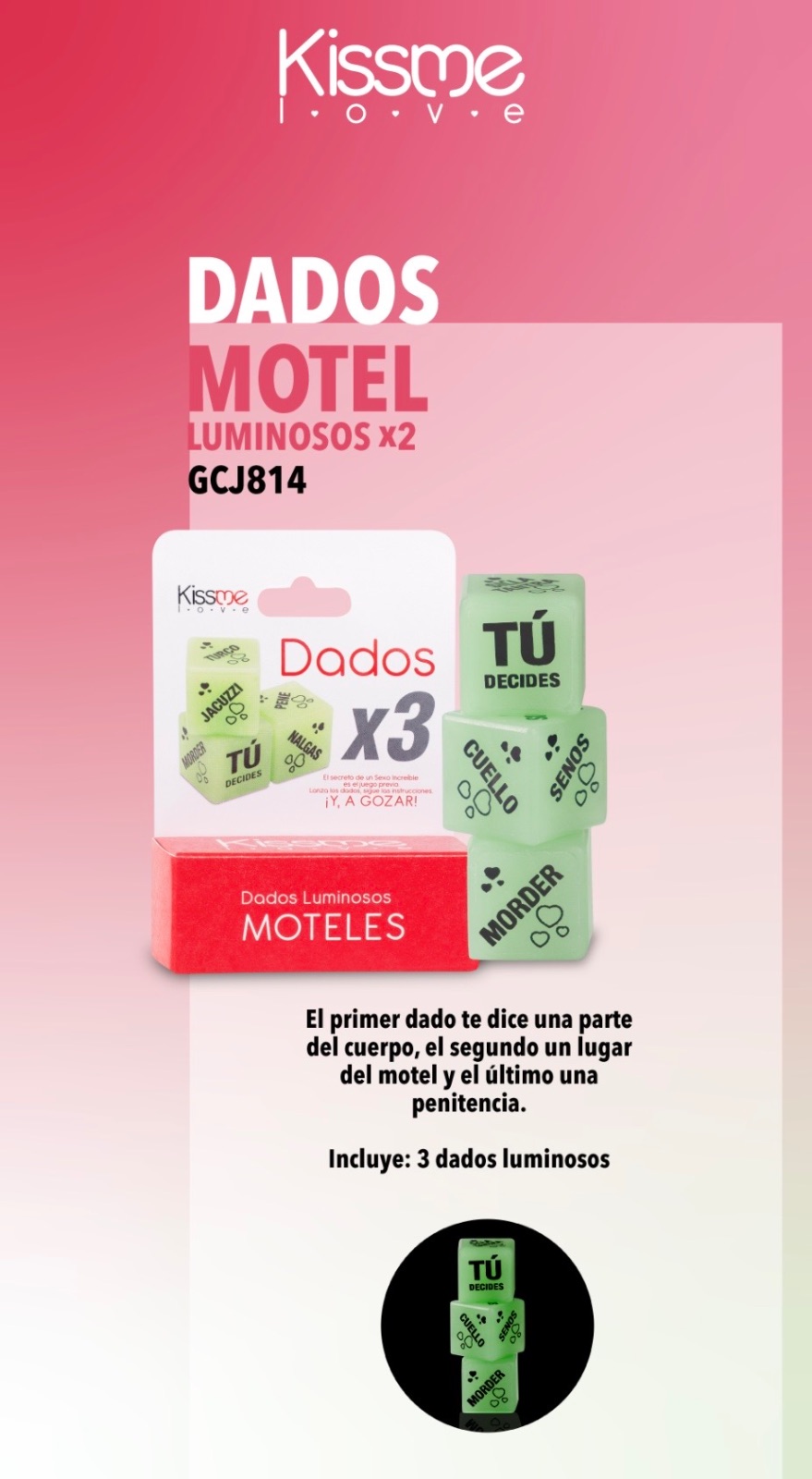 Dados motel luminosos x2 — foto 5 de 5