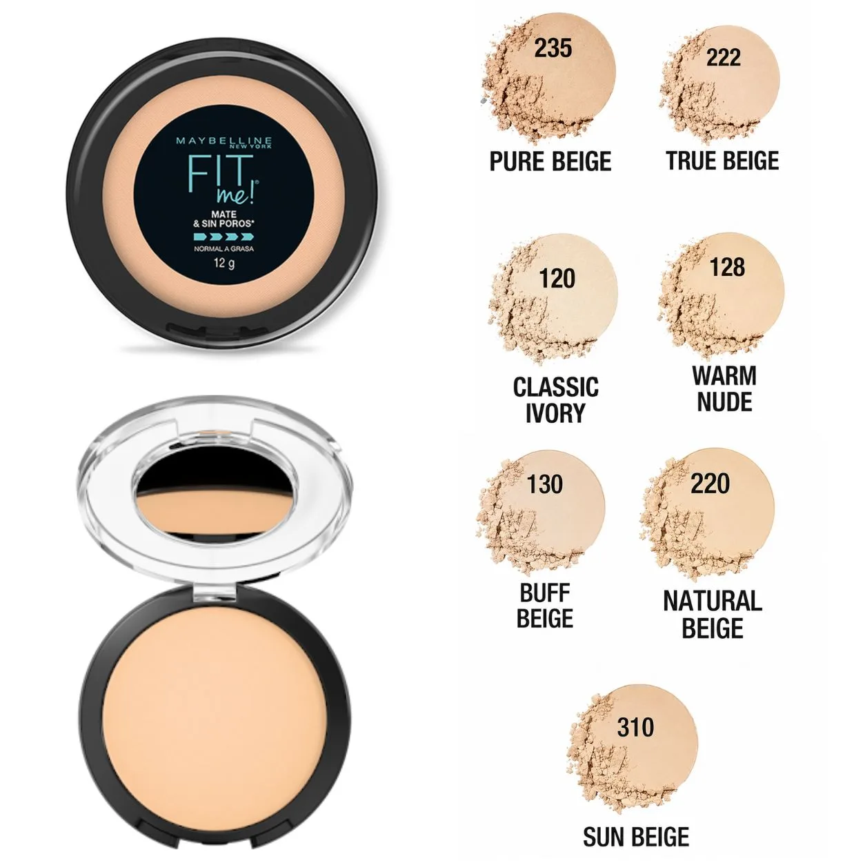 Polvo Compacto Fit Me Maybelline
