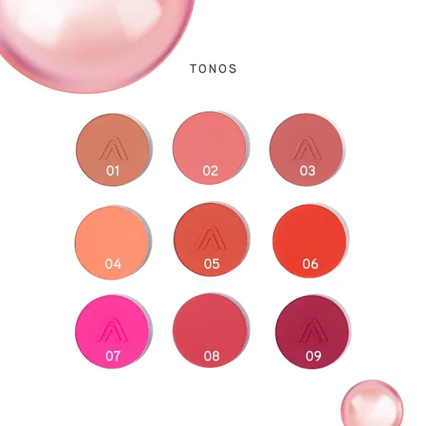 PALETA DE 9 RUBORES BLUSHED CHEEKS ATENEA — foto 2 de 5
