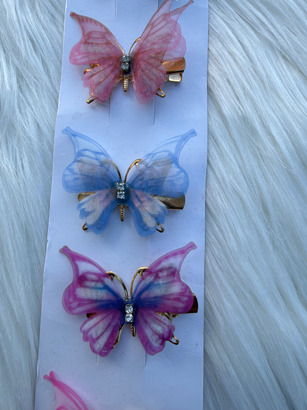 Clips para el cabello, (mariposa)