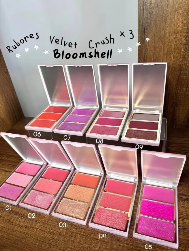 Trio Velvet Crush Bloomshell — foto 2 de 2