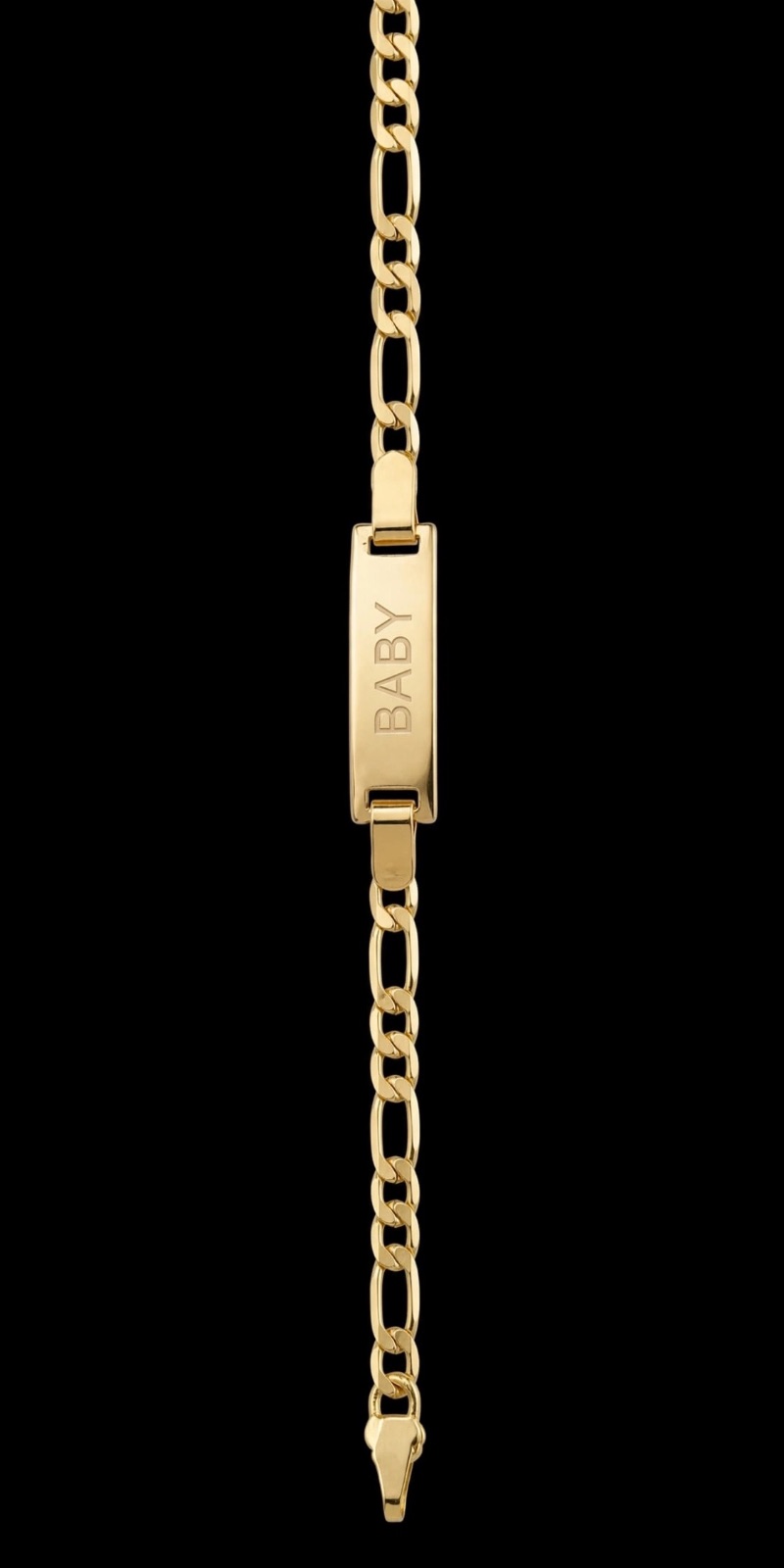 PULSERA CUBANA DE ACERO PARA NIÑO(A) — foto 2 de 4