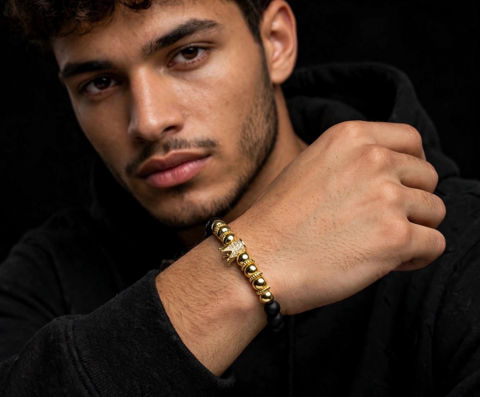 PULSERA UNISEX DE ACERO HECHA A MANO — foto 1 de 2