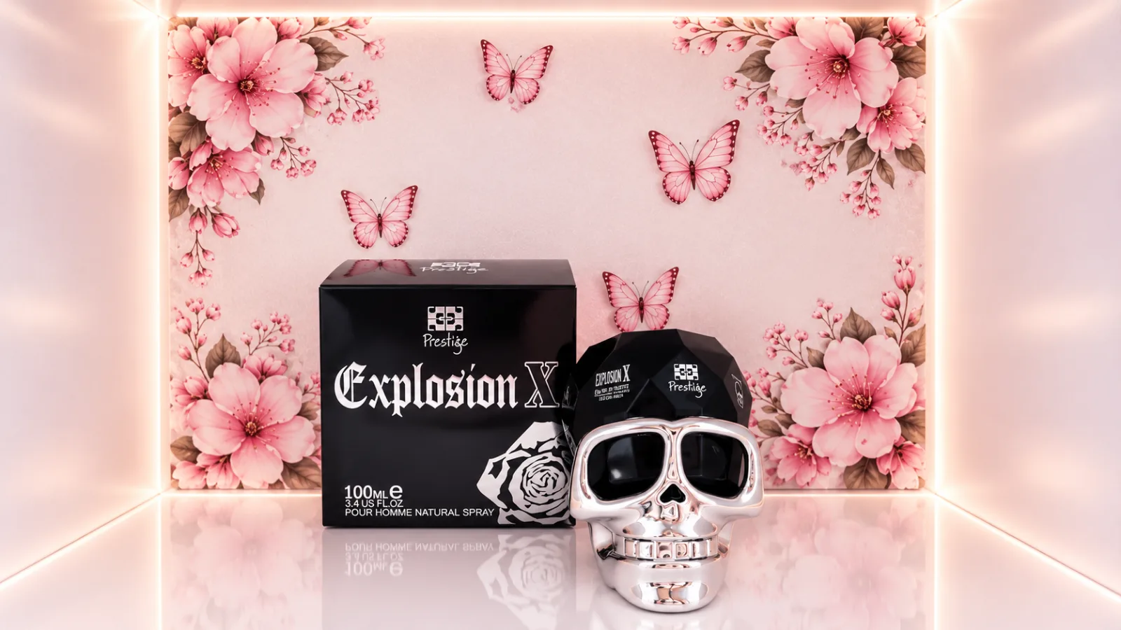 Perfume explosión calavera