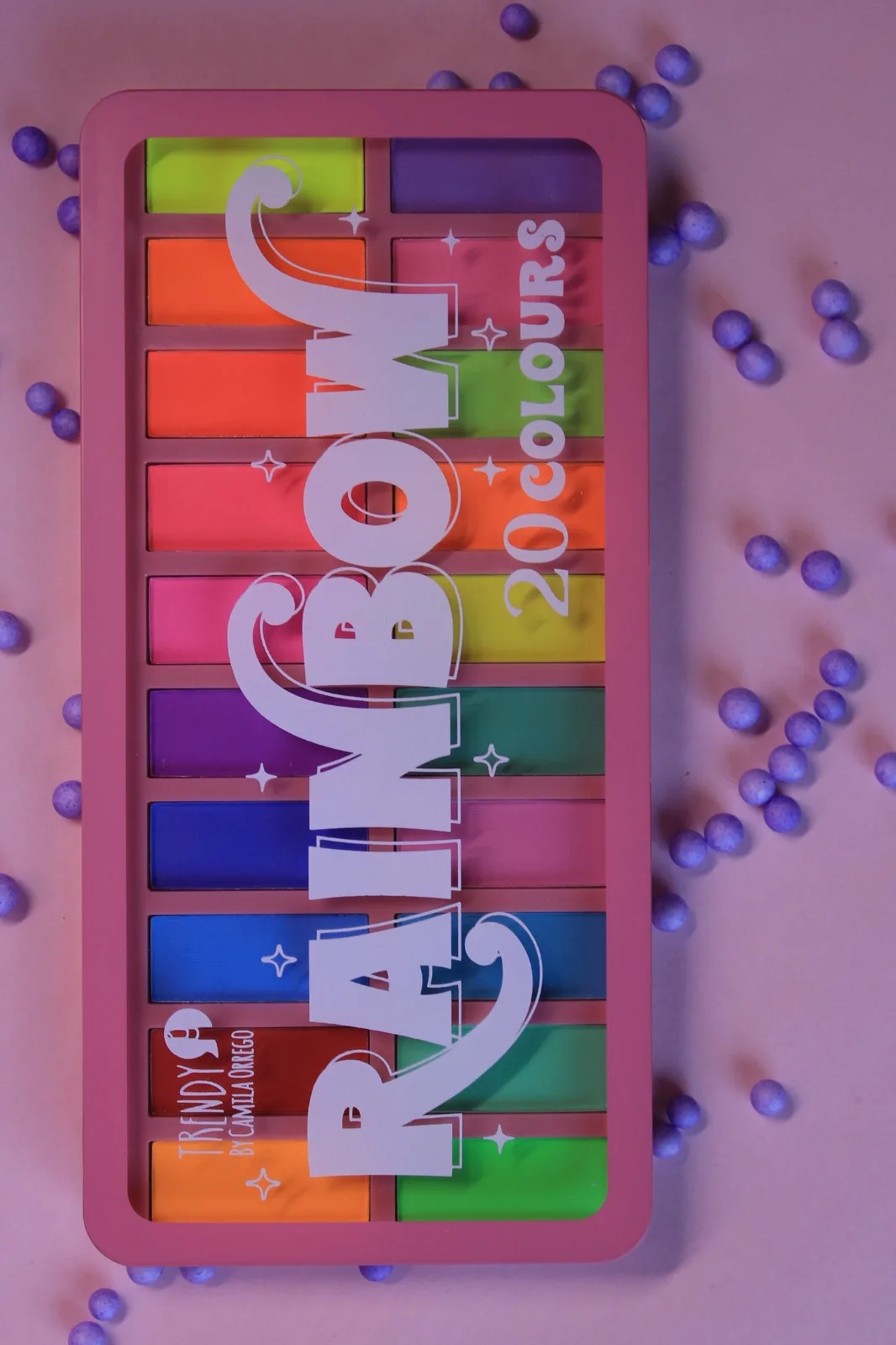 Paleta de sombras Rainbow Trendy