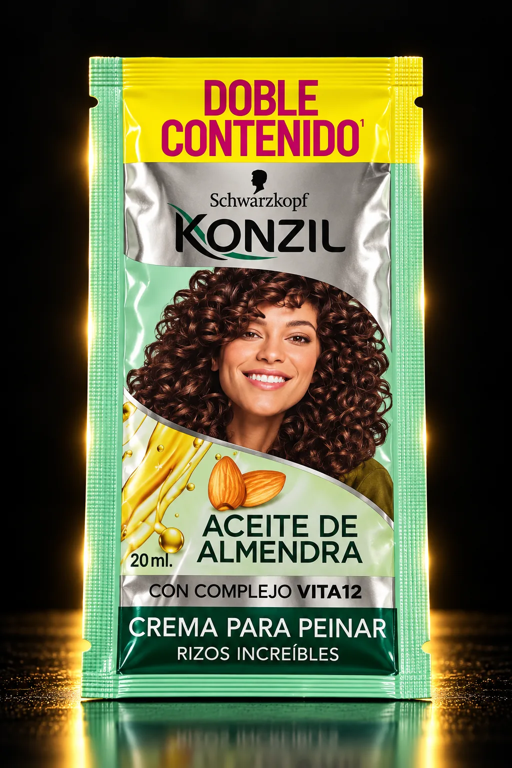 Crema de peinar Konzil Aceite de Almendra — x18 unidades — foto 2 de 2