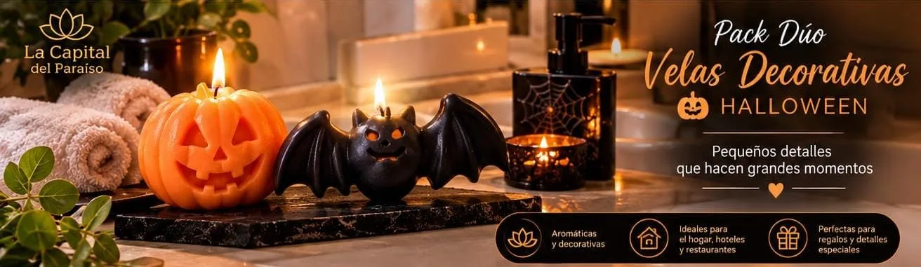 Pack Dúo de Velitas Decorativas Aromáticas