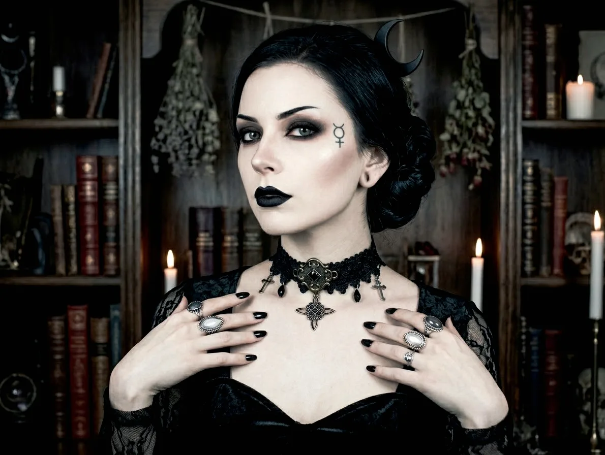 Gargantilla gótica witchdark — foto 1 de 6