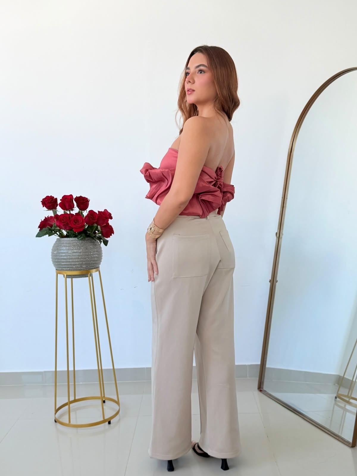 Blusa bolada en tafetán 😍✨