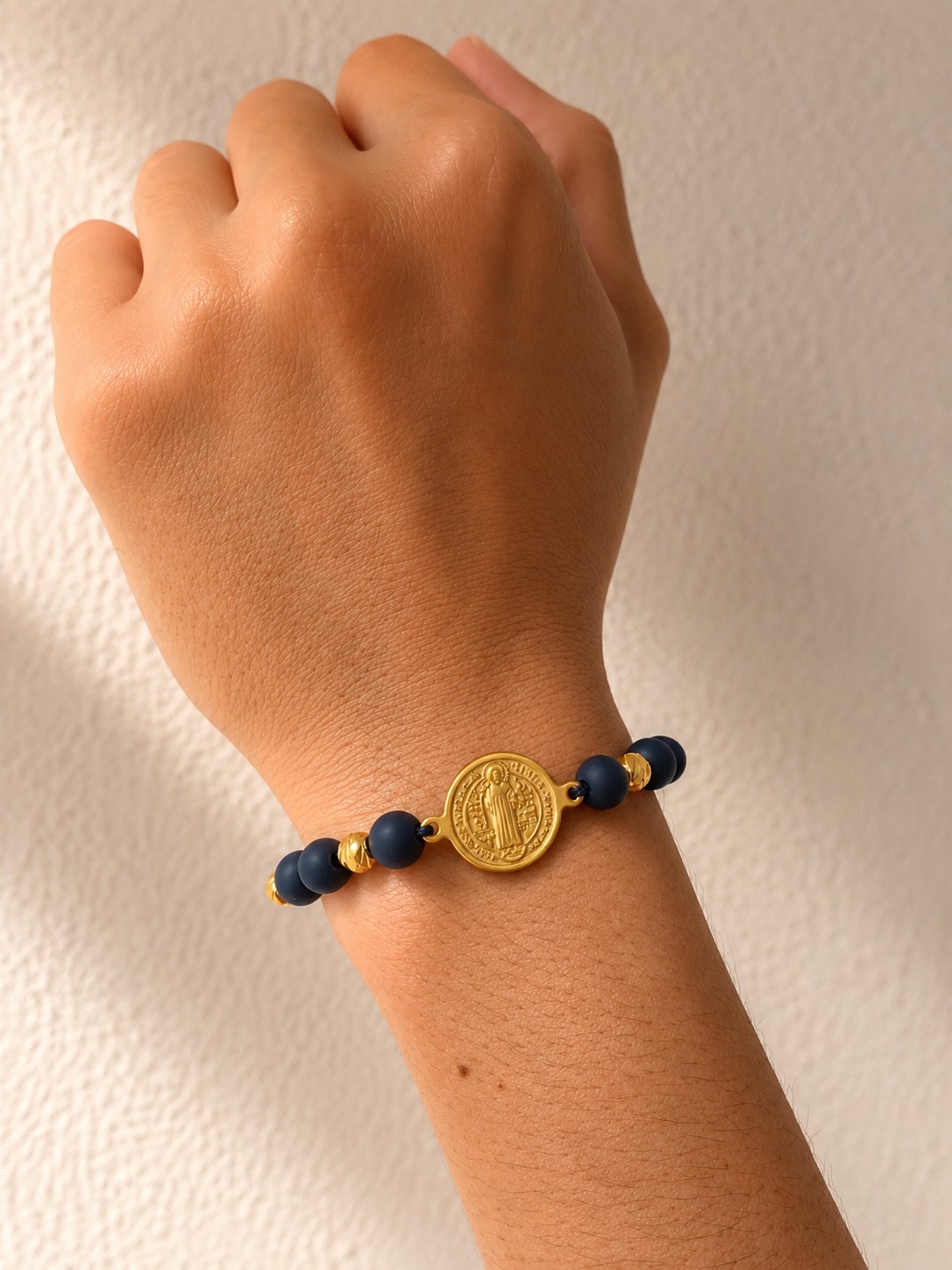 Pulsera San Benito para hombre