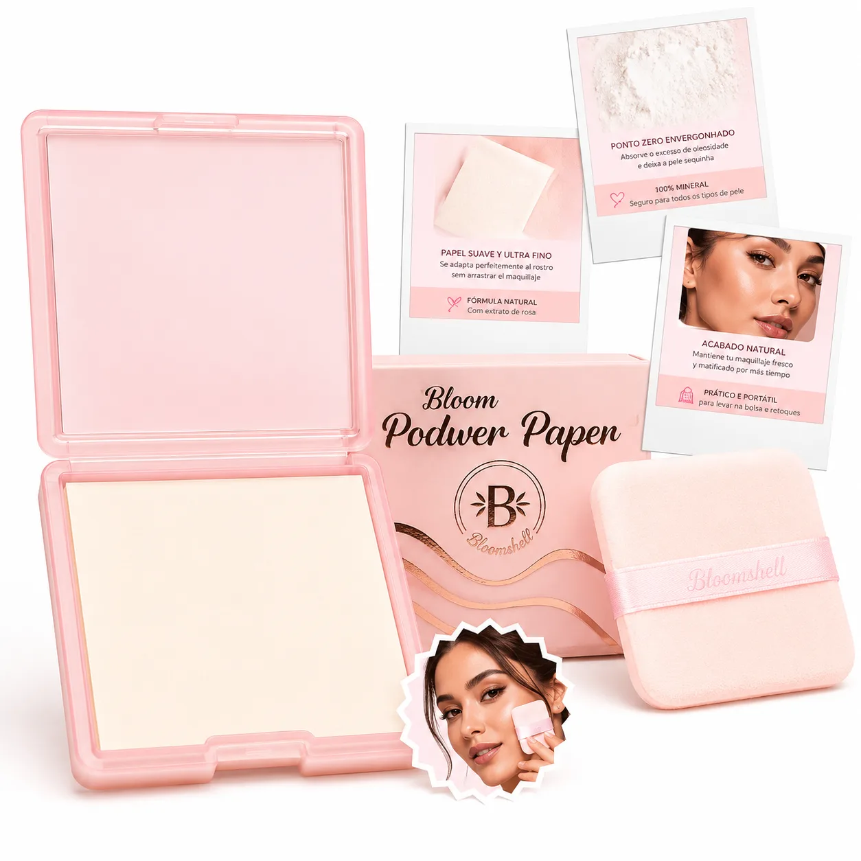 Bloom Powder Paper Natural Bloomshell — foto 1 de 2
