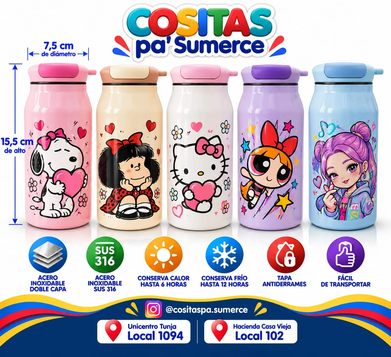 Termo pastel personalizado — foto 2 de 3