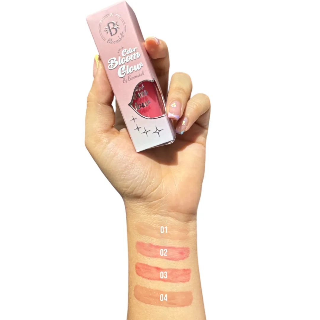 Lip gloss color bloom glow Bloomshell — foto 2 de 2