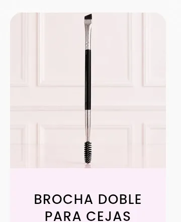 Brocha doble para cejas