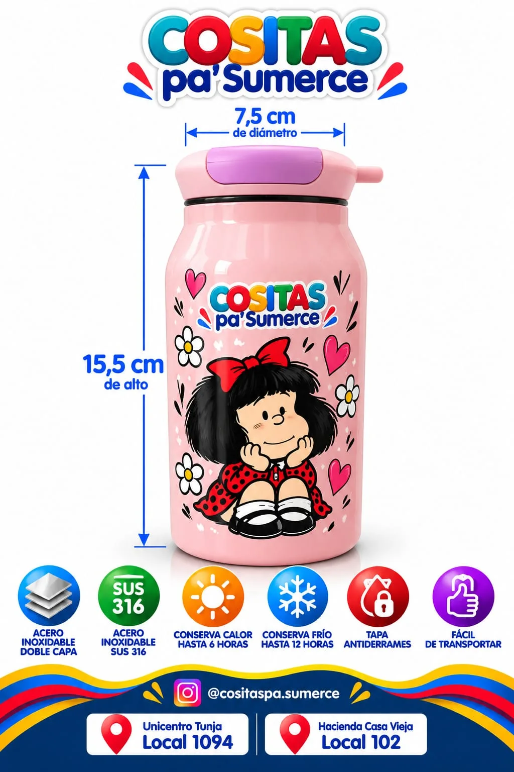 Termo pastel personalizado — foto 3 de 3