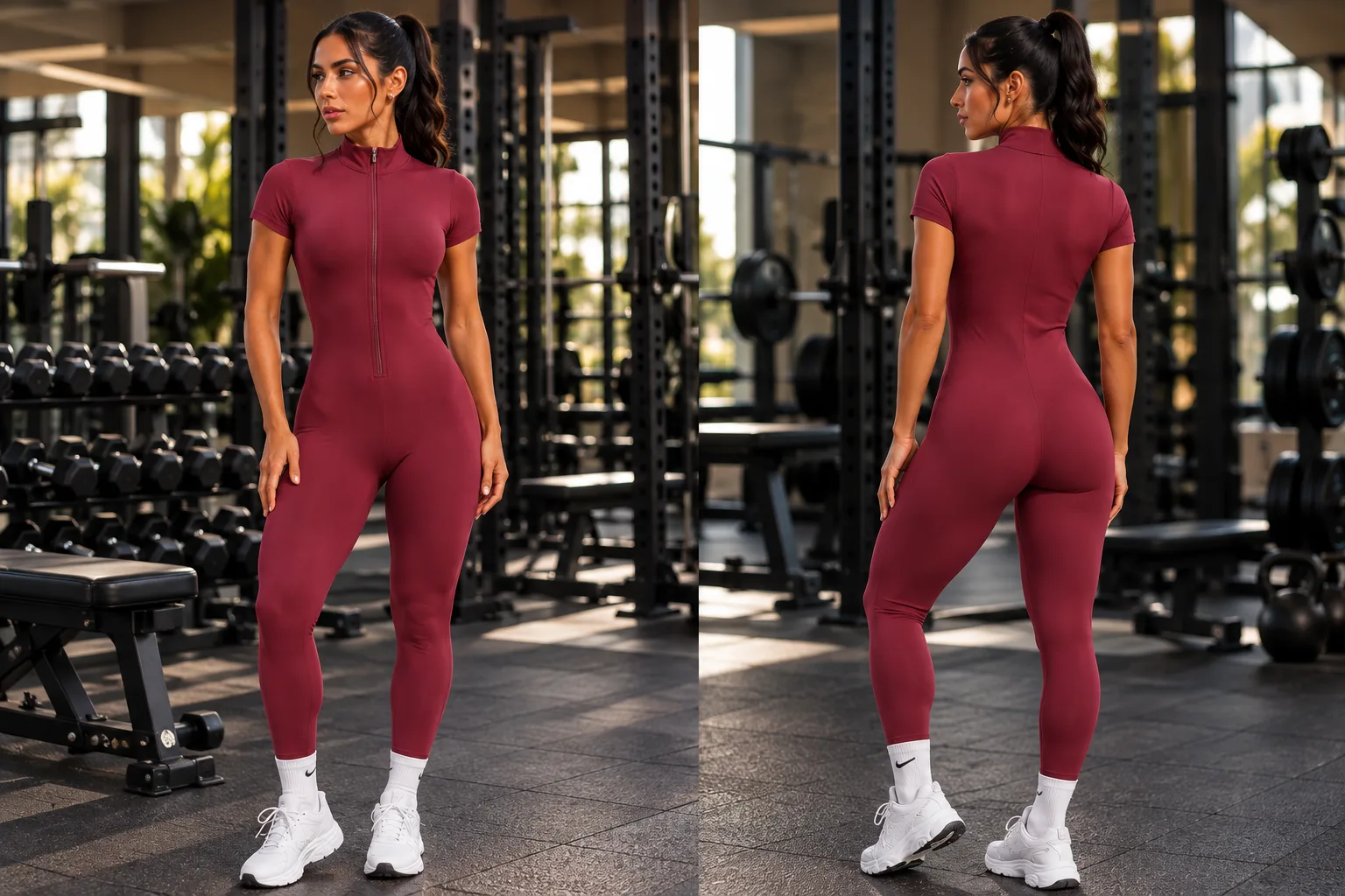 Enterizos deportivos manga corta — foto 1 de 3