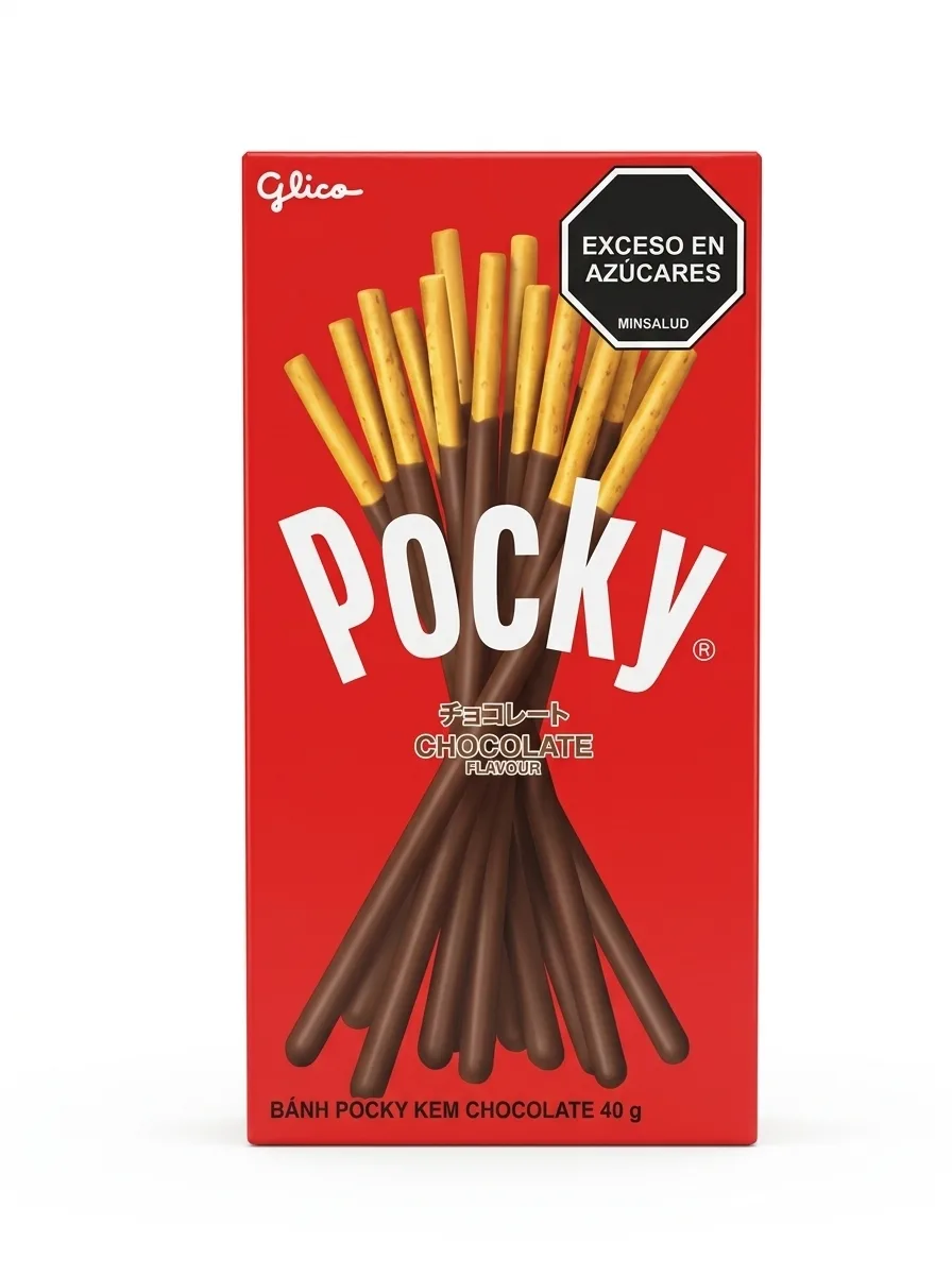 Pocky sabor chocolate