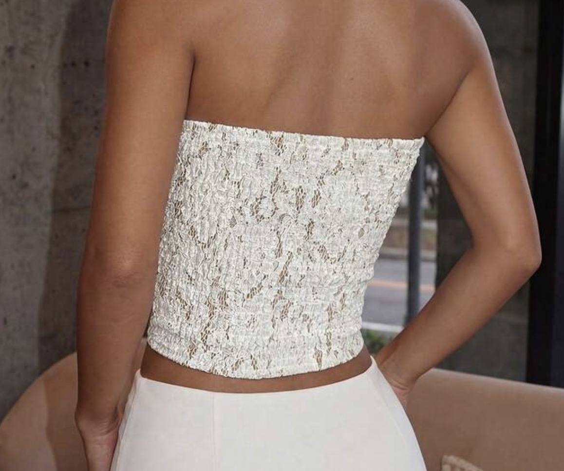 Corset Blanco y Crema — foto 2 de 2