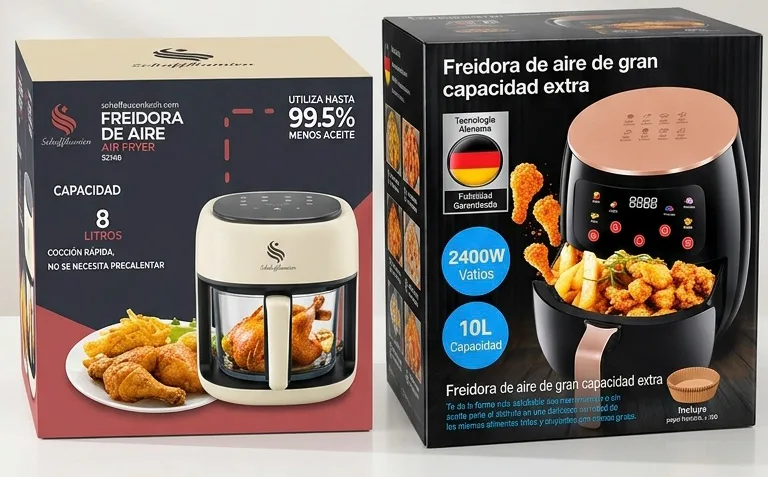 Freidoras de Aire de Gran Capacidad
