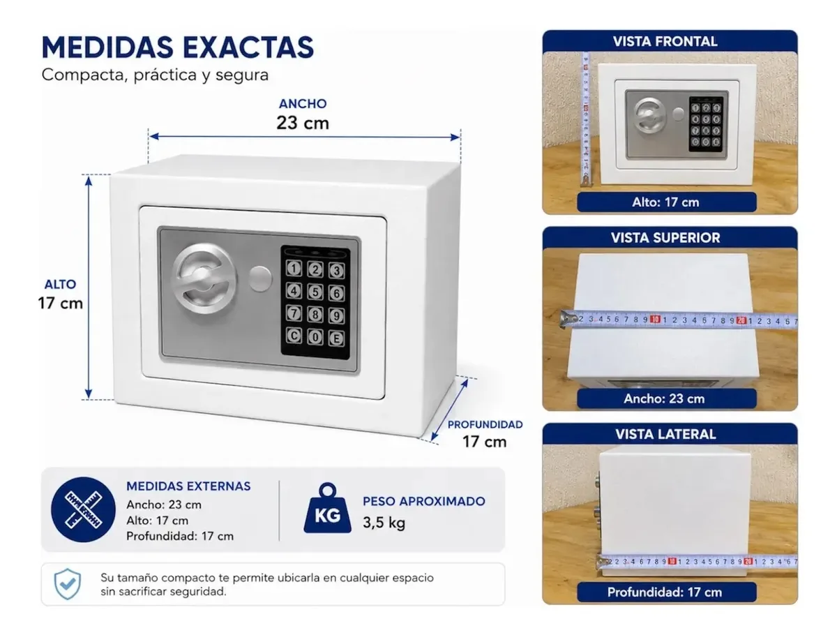 CAJA FUERTE DIGITAL 23*17 — foto 1 de 3