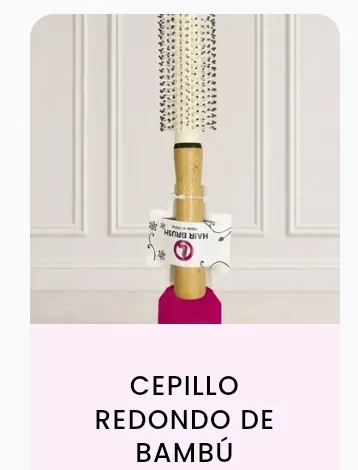 Cepillo redondo bambú