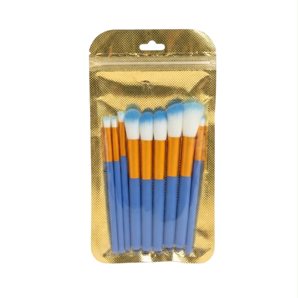 KIT DE BROCHAS KABUKI PEQUEÑAS x10 Unidades