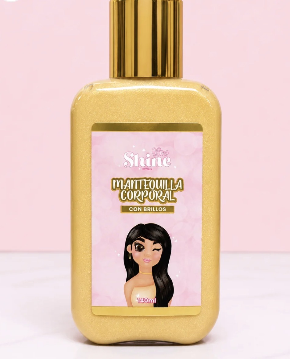 Mantequilla corporal glow shine dorada — foto 2 de 2