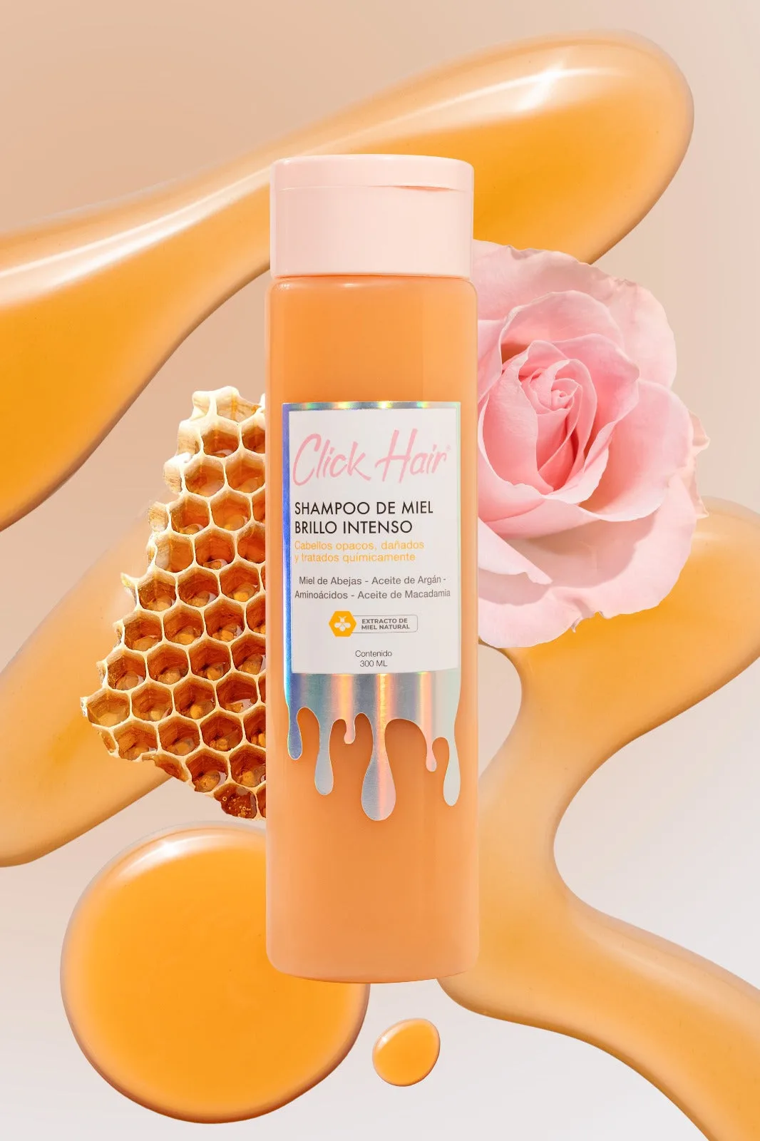 Shampoo miel click hair 🐝