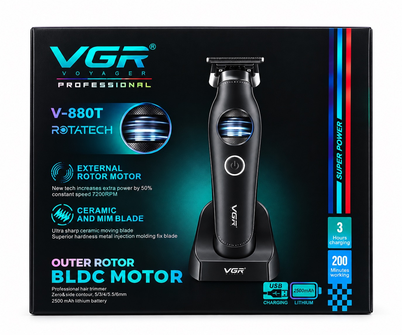VGR VOYAGER PROFESSIONAL V-880T — foto 2 de 3