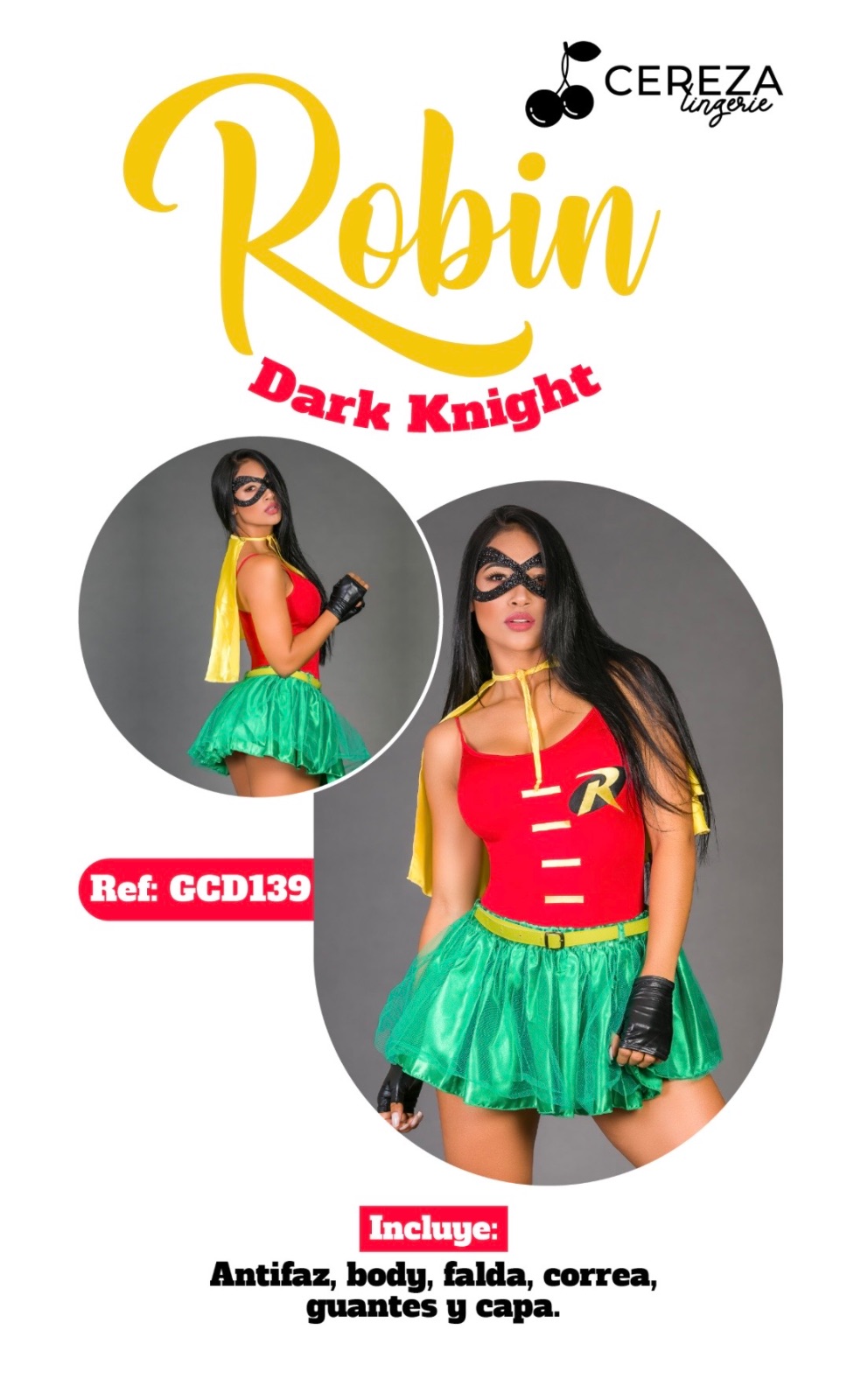 Disfraz Robin Dark Knight — foto 3 de 3