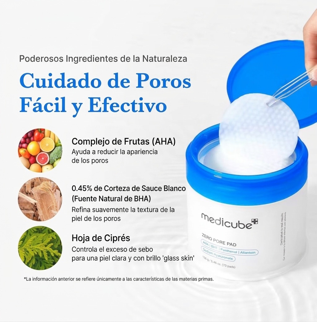 Medicube Zero Pore Pad 2.0 — 70 discos — foto 3 de 5