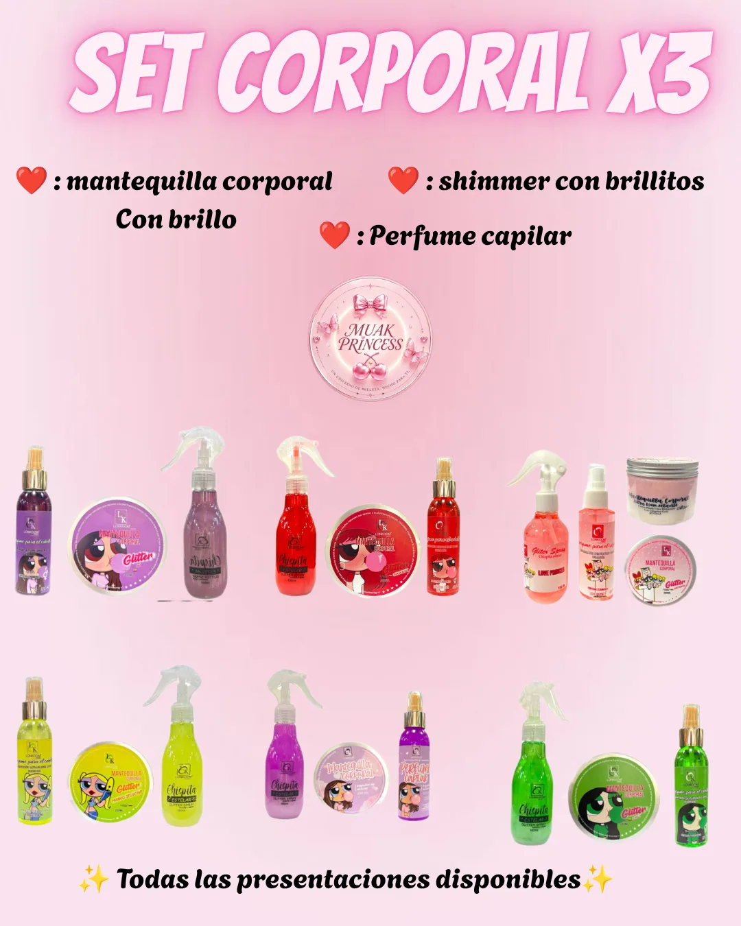 Kit X3 chicas súper poderosas