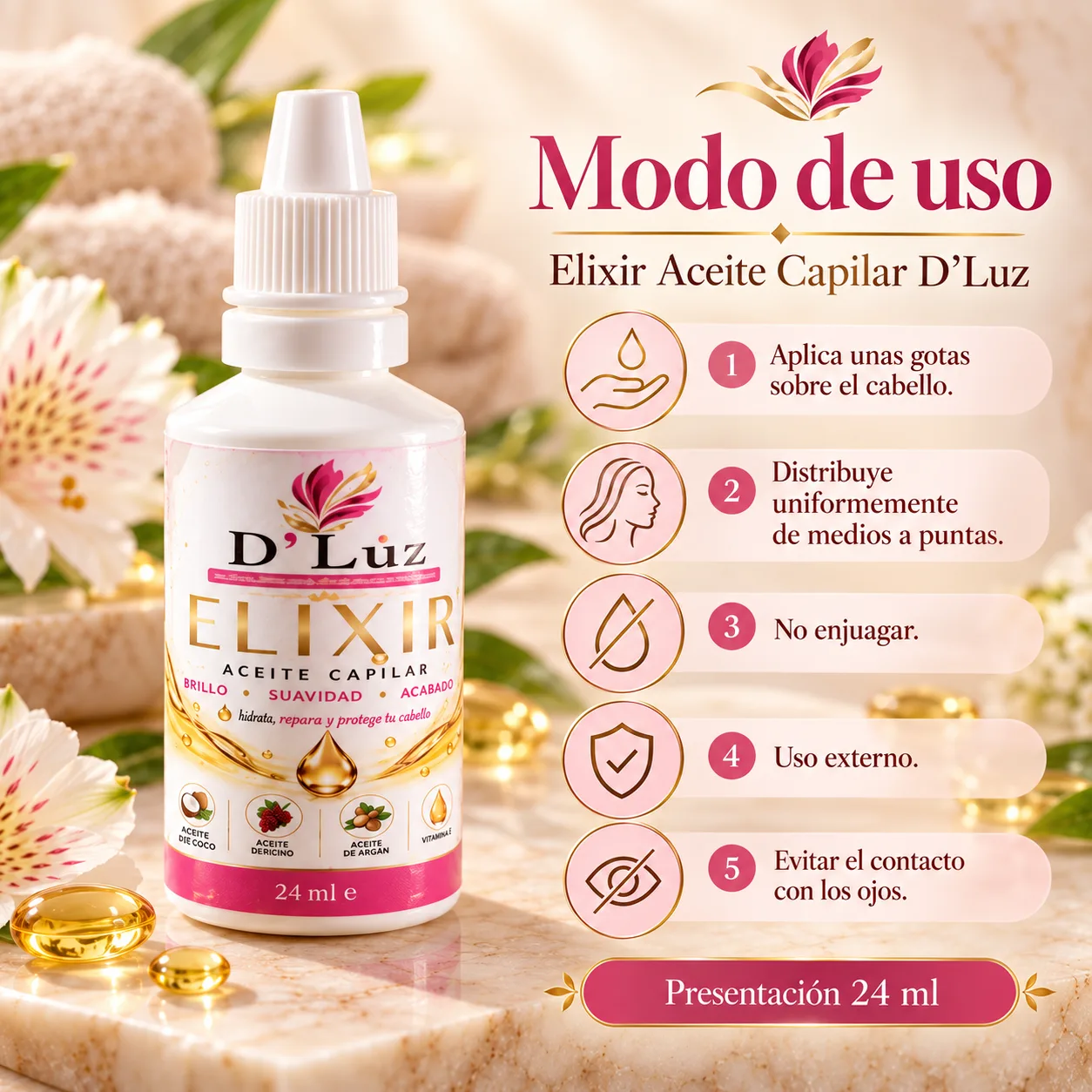 Elixir - Aceite Capilar D'Luz