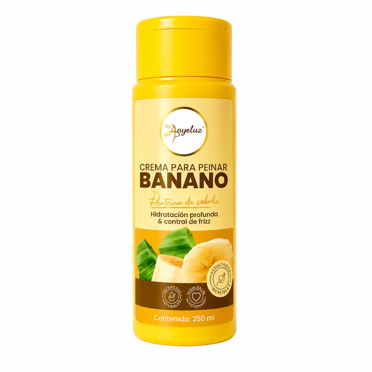 Crema de peinar banano