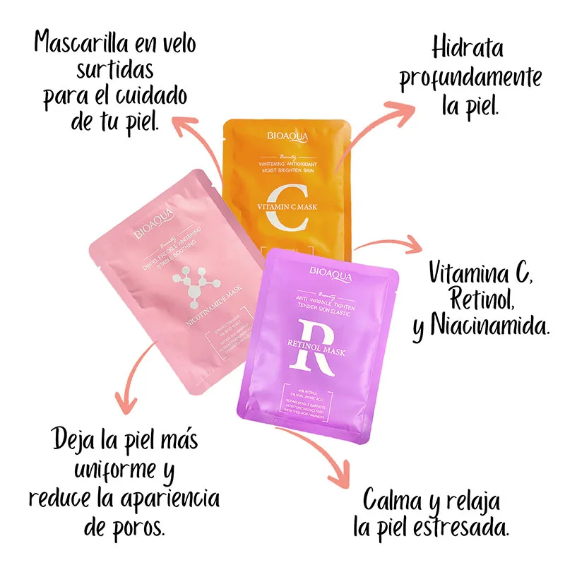 Mascarilla velo Acido Hialuronico Bioaqua