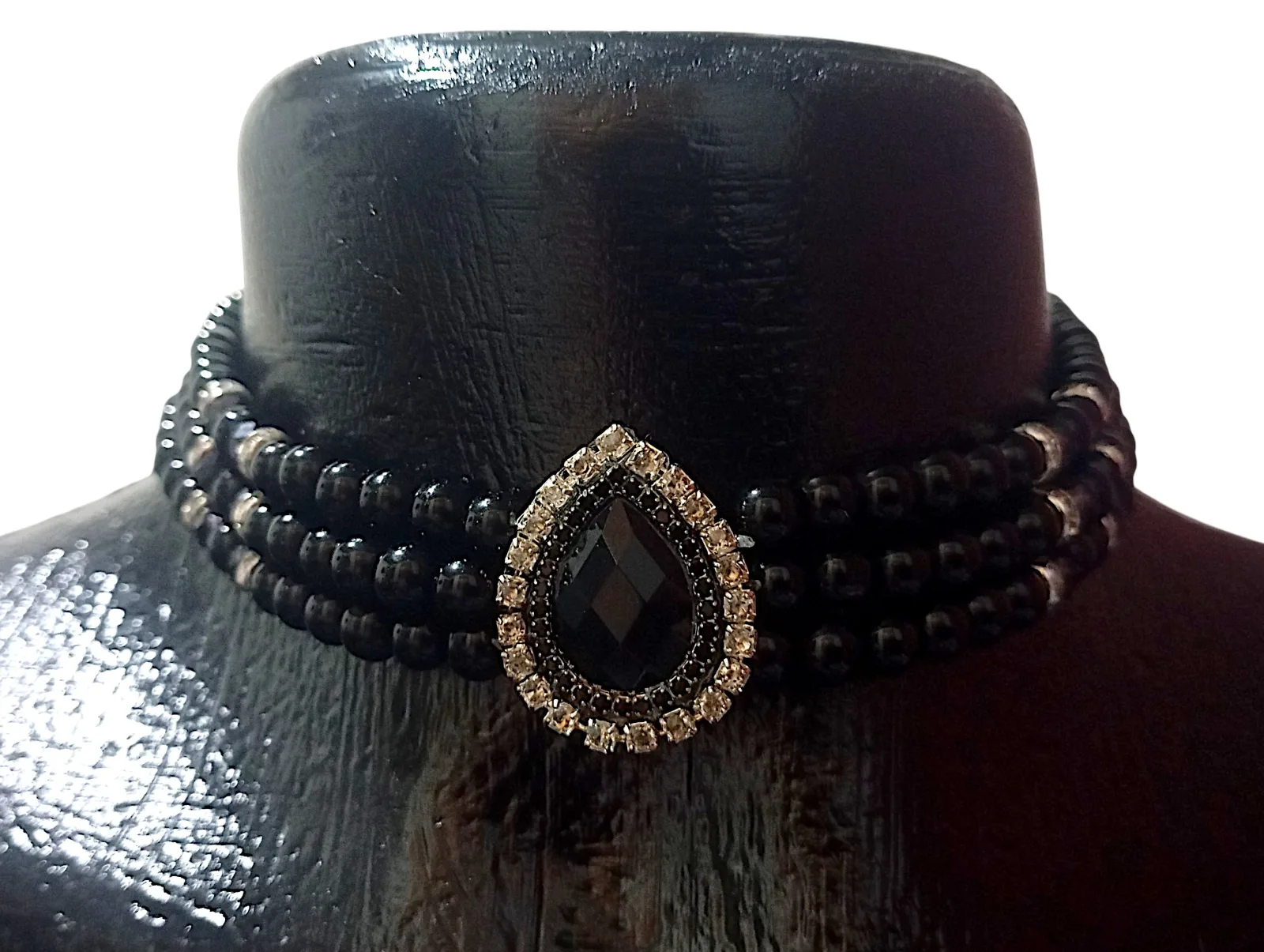 Gargantilla gótica elegante estilo victoriano — foto 4 de 6