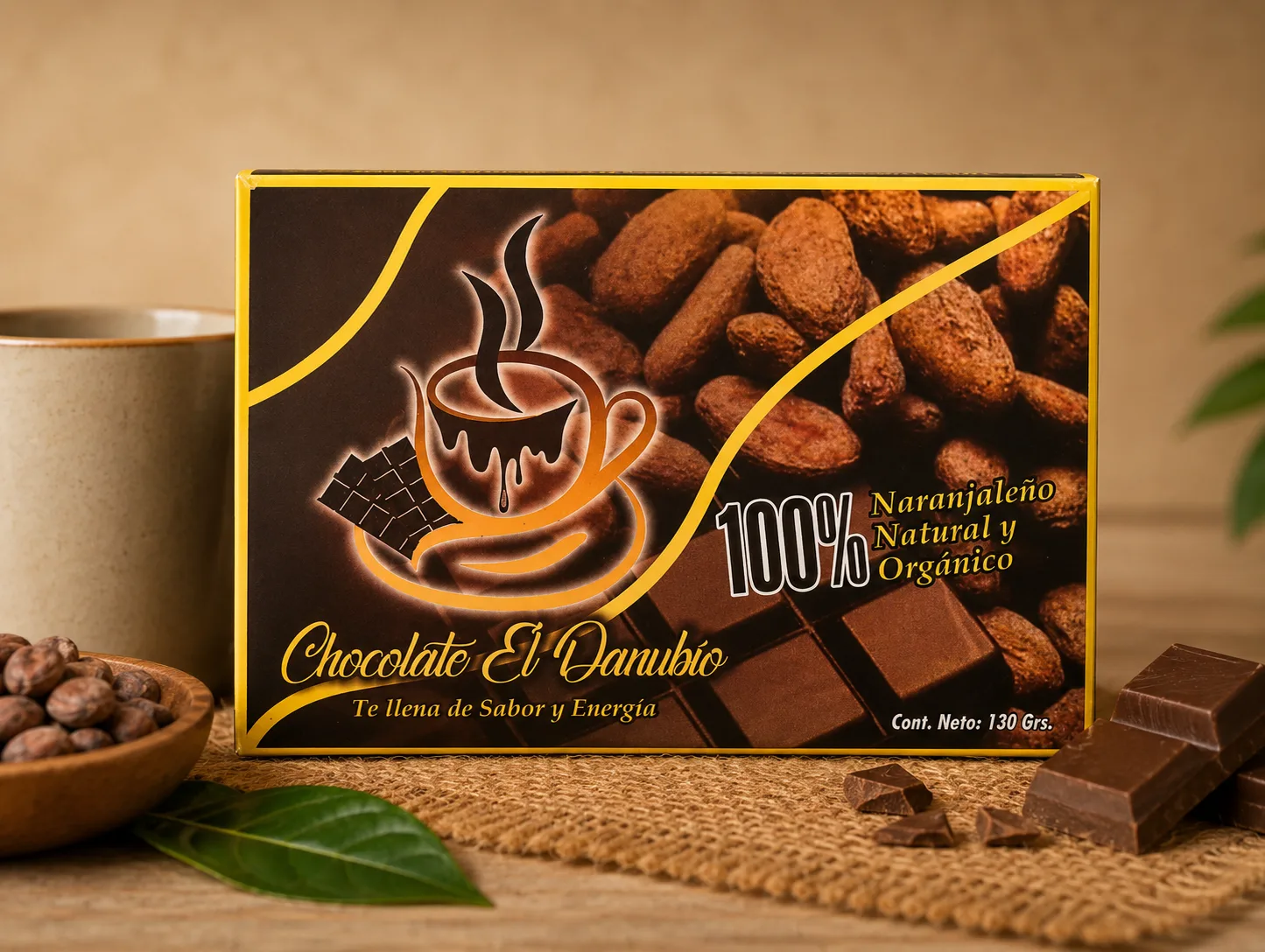 Barra de cacao tradicional