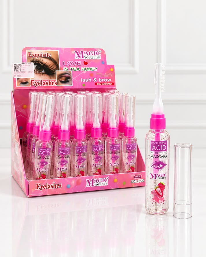 PESTAÑINA TRANSPARENTE NUTRITIVA ROSA