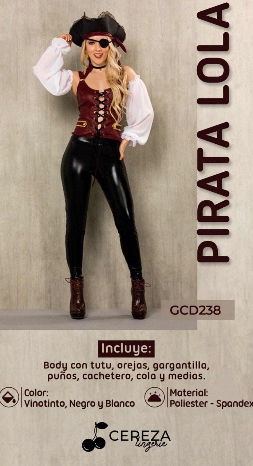 DISFRAZ PIRATA LOLA — foto 3 de 3