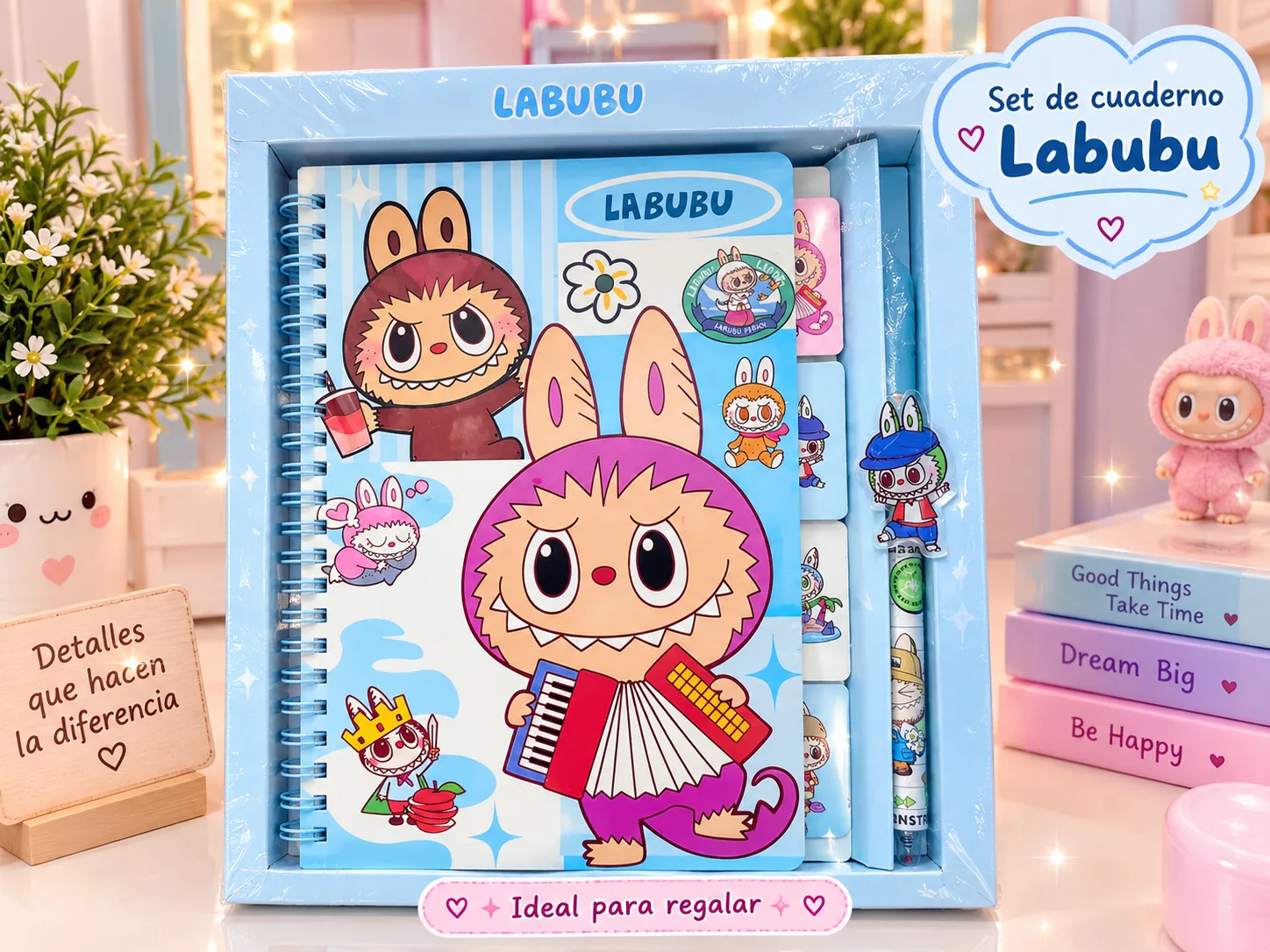 Cuaderno labubu