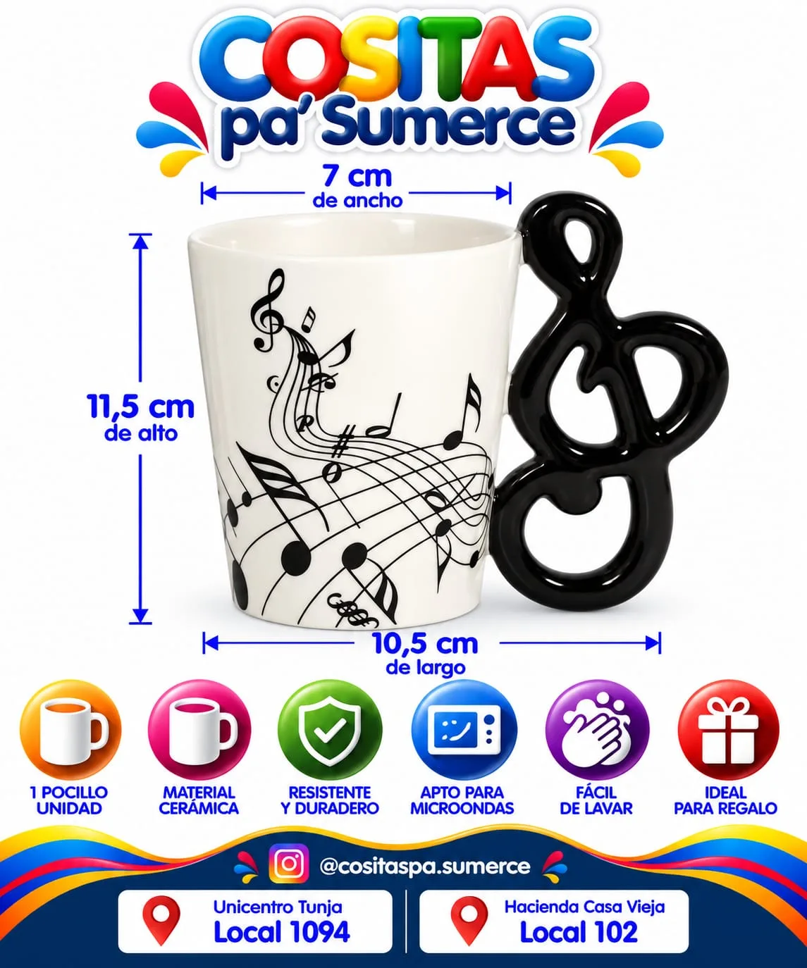 Pocillo instrumento musical — foto 1 de 2